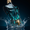 Jean Paul Gaultier Le Beau Le Parfum — water droplets close-up