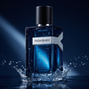 Yves Saint Laurent Y Eau de Parfum Intense — water droplets close-up