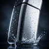 Carolina Herrera 212 VIP Men — water droplets close-up