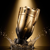 Rabanne Invictus Parfum Elixir — water droplets close-up