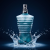 Jean Paul Gaultier Le Male Eau de Toilette — water droplets close-up