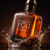 Emporio Armani Stronger With You Absolutely — water droplets close-up