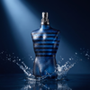 Jean Paul Gaultier Le Male In Blue — water droplets close-up