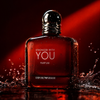 Emporio Armani Stronger With You Parfum — water droplets close-up