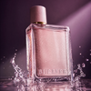 Burberry Her — water droplets close-up