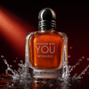 Emporio Armani Stronger With You Intensely Gift Set — water droplets close-up