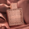 Rayhaan (rose-gold geometric) — silk