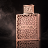 Rayhaan (rose-gold geometric) — dark luxury